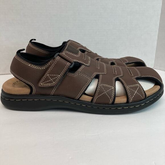 Dockers Mens Sandals Casual Shoes Size 12W Brown Memory Foam New main image 9
